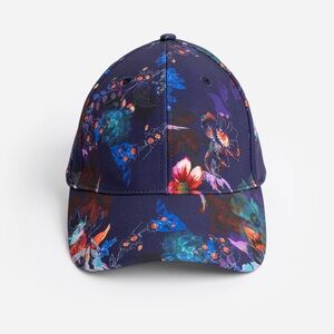 Johnny was Bee Active Floral Patterned Baseball Cap